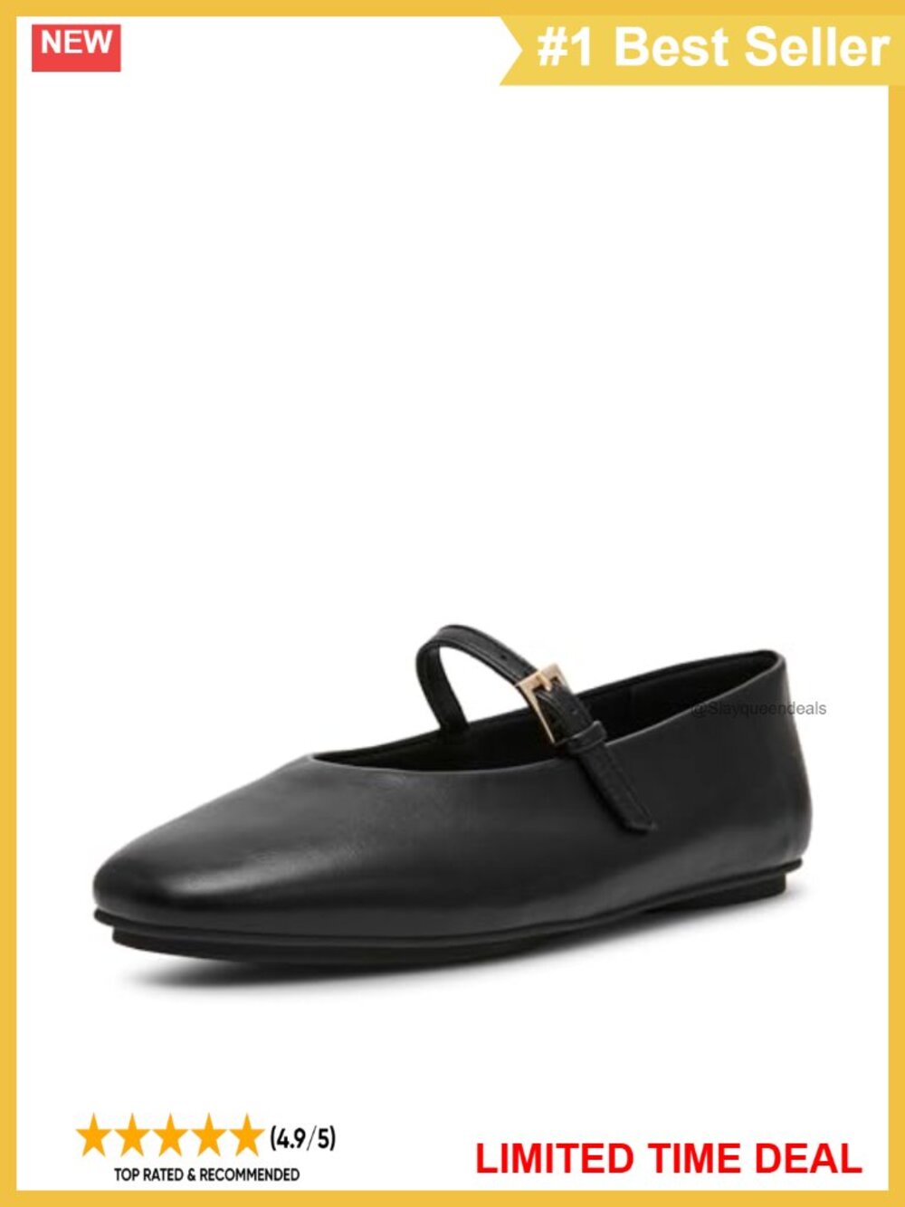 Connie Ballet Flat Round Toe Slip-On Pull-On Casual Shoes